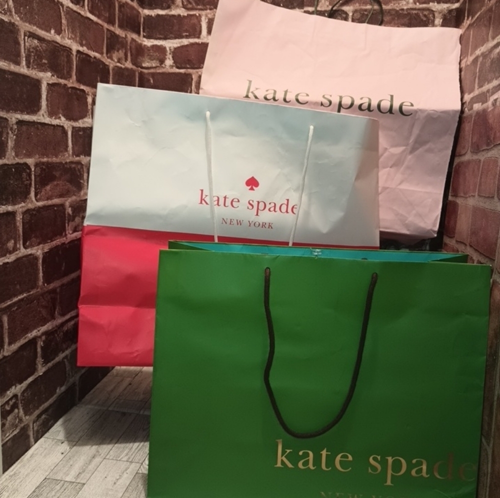 Kate Spade Paper Shopping Bag Set
